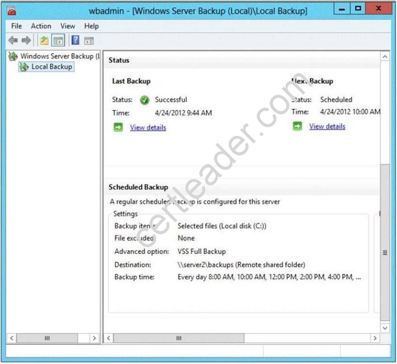 70-412 dumps exhibit