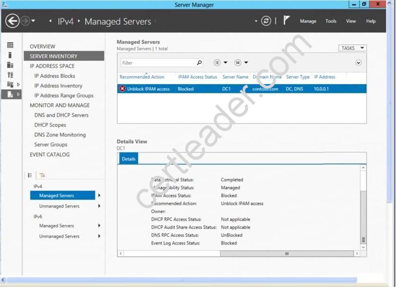 70-412 dumps exhibit