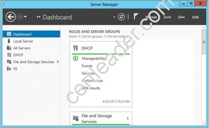 70-412 dumps exhibit