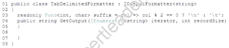 70-483 dumps exhibit