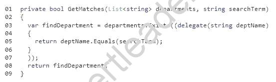 70-483 dumps exhibit