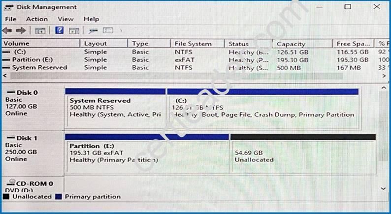 70-743 dumps exhibit