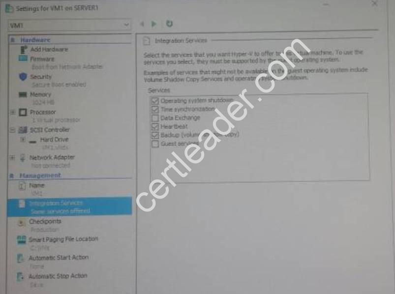 70-743 dumps exhibit