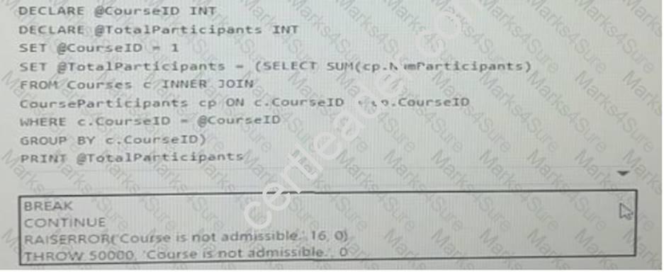 70-761 dumps exhibit