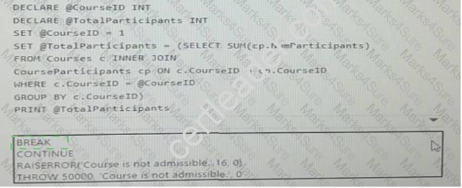 70-761 dumps exhibit