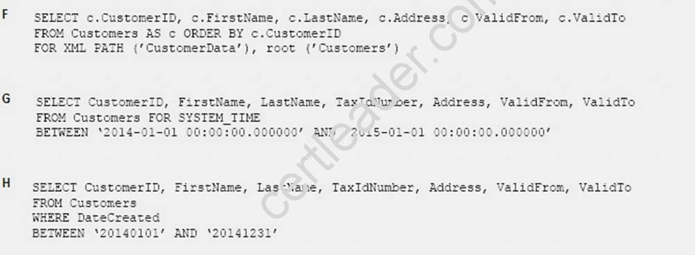 70-761 dumps exhibit