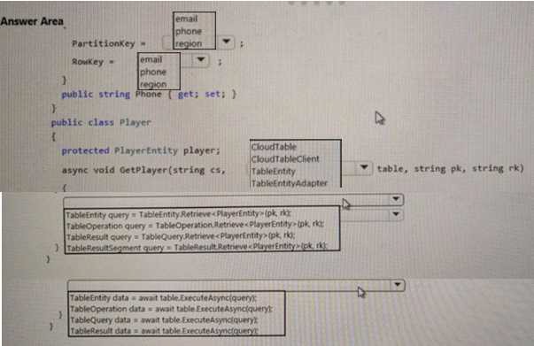 AZ-203 dumps exhibit