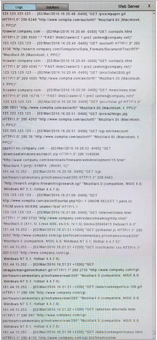 CS0-001 dumps exhibit
