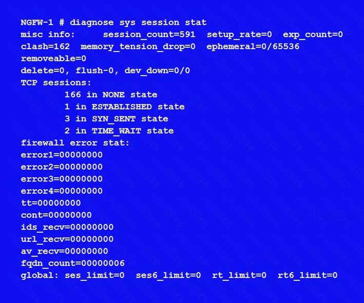 NSE7_EFW-6.0 dumps exhibit