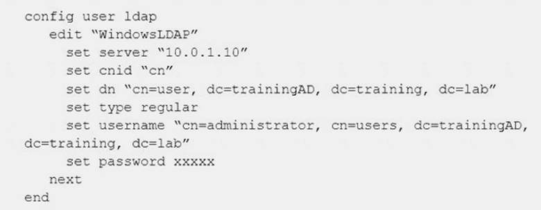 NSE7_EFW-6.0 dumps exhibit
